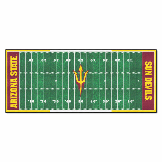 Arizona State Sun Devils Field Runner Mat - 30in. x 72in., Pitchfork Logo