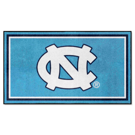 North Carolina Tar Heels 3ft. x 5ft. Plush Area Rug