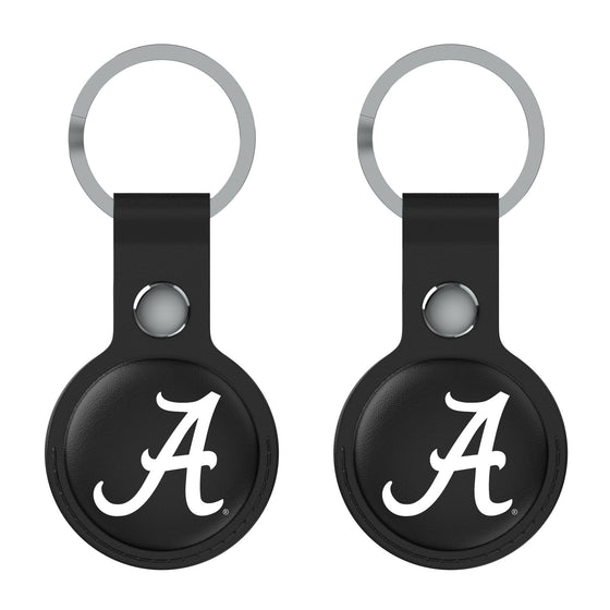 Alabama Crimson Tide Insignia Black Airtag Holder 2-Pack-1