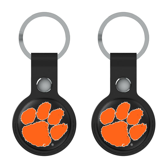 Clemson Tigers Insignia Black Airtag Holder 2-Pack-1