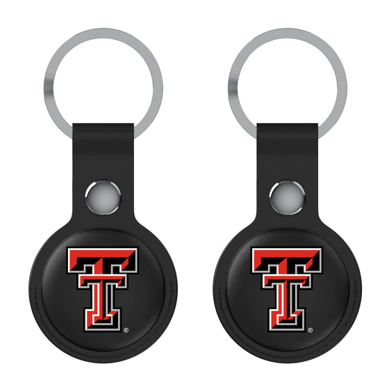 Texas Tech Red Raiders Insignia Black Airtag Holder 2-Pack-1