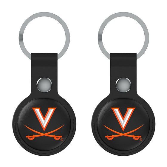 Virginia Cavaliers Insignia Black Airtag Holder 2-Pack-1