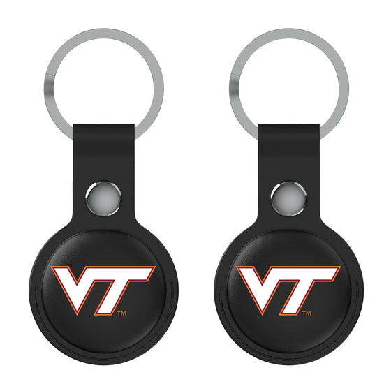 Virginia Tech Hokies Insignia Black Airtag Holder 2-Pack-1