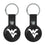 West Virginia Mountaineers Insignia Black Airtag Holder 2-Pack-1