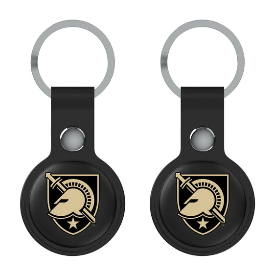 Army Academy Black Knights Insignia Black Airtag Holder 2-Pack-1