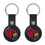 Louisville Cardinals Insignia Black Airtag Holder 2-Pack-1