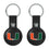 University of Miami Hurricanes Insignia Black Airtag Holder 2-Pack-1