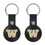 Washington Huskies Insignia Black Airtag Holder 2-Pack-1