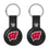 Wisconsin Badgers Insignia Black Airtag Holder 2-Pack-1