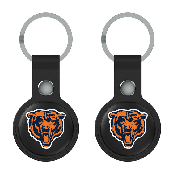 Chicago Bears 1946 Historic Collection Insignia Black Airtag Holder 2-Pack-1