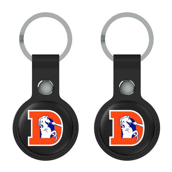 Denver Broncos 1993-1996 Historic Collection Insignia Black Airtag Holder 2-Pack-1