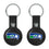 Seattle Seahawks Historic Collection Insignia Black Airtag Holder 2-Pack-1