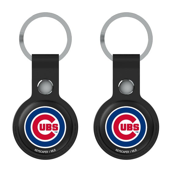 Chicago Cubs Insignia Black Airtag Holder 2-Pack-1