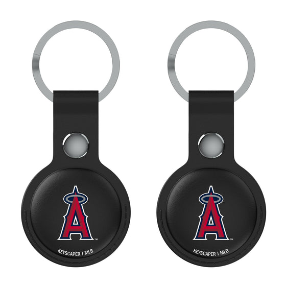 Los Angeles Angels Insignia Black Airtag Holder 2-Pack-1