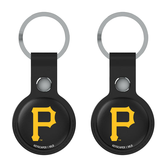 Pittsburgh Pirates Insignia Black Airtag Holder 2-Pack-1