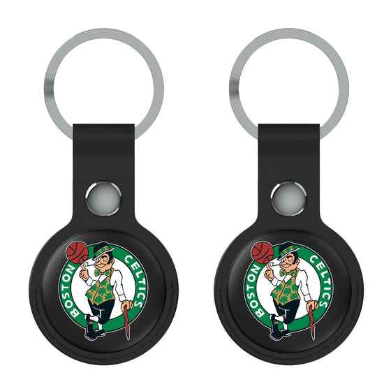 Boston Celtics Insignia Black Airtag Holder 2-Pack-1