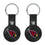 Arizona Cardinals Insignia Black Airtag Holder 2-Pack-1