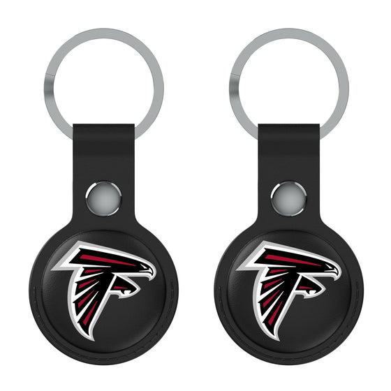 Atlanta Falcons Insignia Black Airtag Holder 2-Pack-1