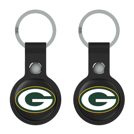 Green Bay Packers Insignia Black Airtag Holder 2-Pack-1