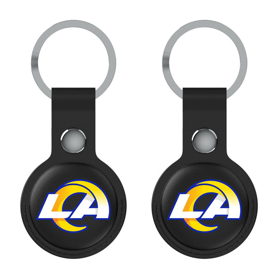 Los Angeles Rams Insignia Black Airtag Holder 2-Pack-1