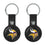 Minnesota Vikings Insignia Black Airtag Holder 2-Pack-1