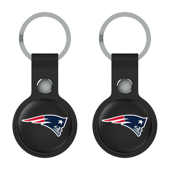 New England Patriots Insignia Black Airtag Holder 2-Pack-1