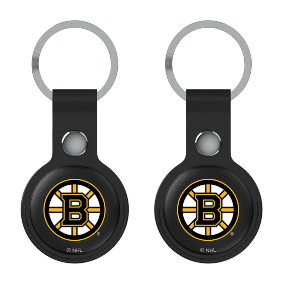 Boston Bruins Insignia Black Airtag Holder 2-Pack-1