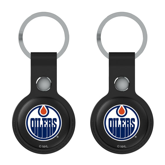 Edmonton Oilers Insignia Black Airtag Holder 2-Pack-1