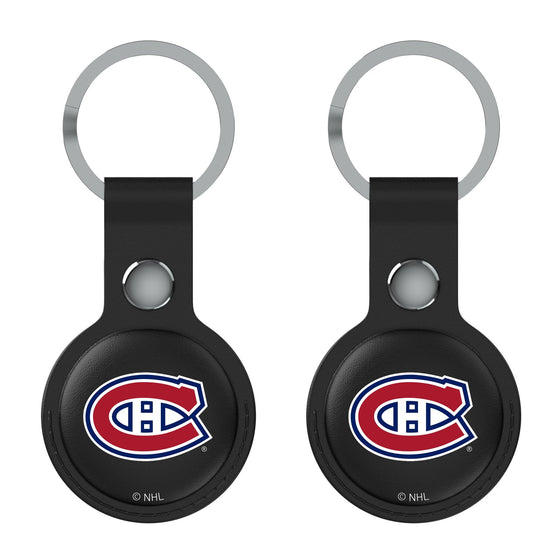 Montreal Canadiens Insignia Black Airtag Holder 2-Pack-1