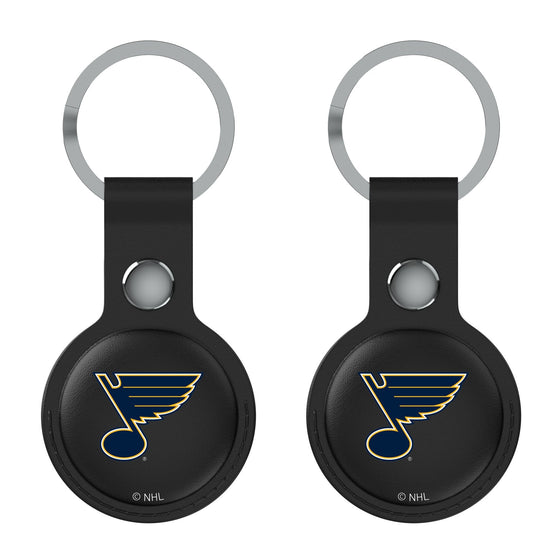 St. Louis Blues Insignia Black Airtag Holder 2-Pack-1