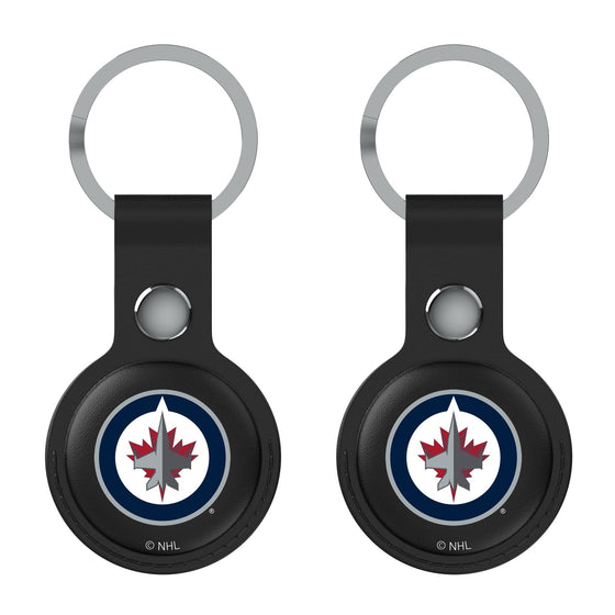 Winnipeg Jets Insignia Black Airtag Holder 2-Pack-1