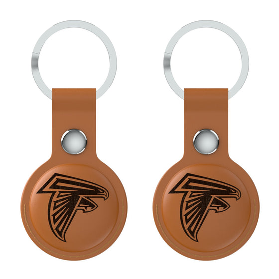 Atlanta Falcons Burn Brown Airtag Holder 2-Pack-1