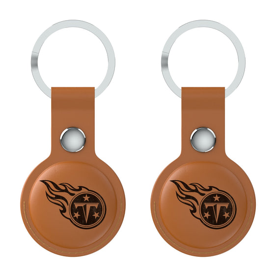 Tennessee Titans Burn Brown Airtag Holder 2-Pack-1