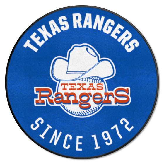 Texas Rangers Roundel Rug - 27in. Diameter