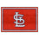 St. Louis Cardinals 5ft. x 8 ft. Plush Area Rug