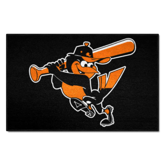 Baltimore Orioles Starter Mat Accent Rug - 19in. x 30in. 1975 Retro Logo