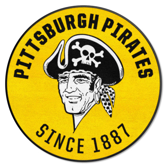 Pittsburgh Pirates Roundel Rug - 27in. Diameter1977