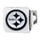 Pittsburgh Steelers Chrome Metal Hitch Cover with Chrome Metal 3D Emblem