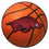 Arkansas Razorbacks Basketball Rug - 27in. Diameter