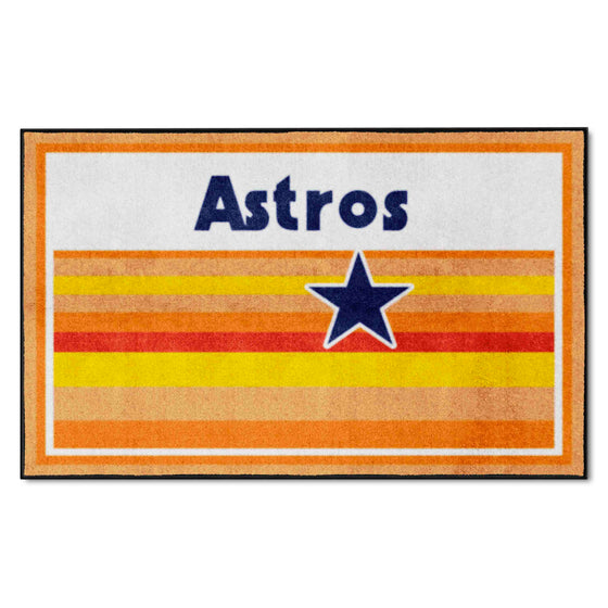 Houston Astros 4ft. x 6ft. Plush Area Rug1984