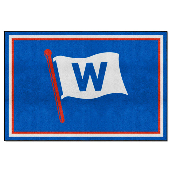 Chicago Cubs 5ft. x 8 ft. Plush Area Rug