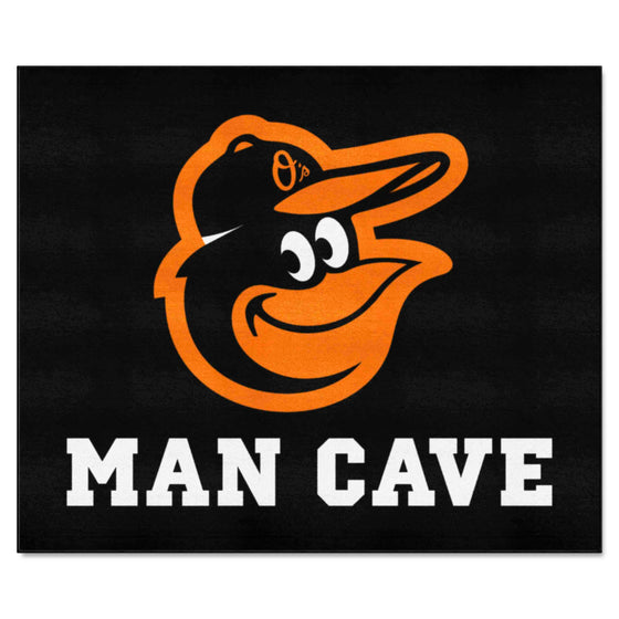 Baltimore Orioles Man Cave Tailgater Rug - 5ft. x 6ft.