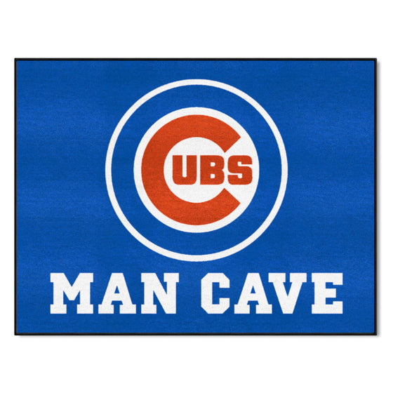 Chicago Cubs Man Cave All-Star Rug - 34 in. x 42.5 in.