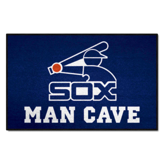 Chicago White Sox Man Cave Starter Mat Accent Rug - 19in. x 30in.