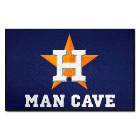 Houston Astros Man Cave Starter Mat Accent Rug - 19in. x 30in.