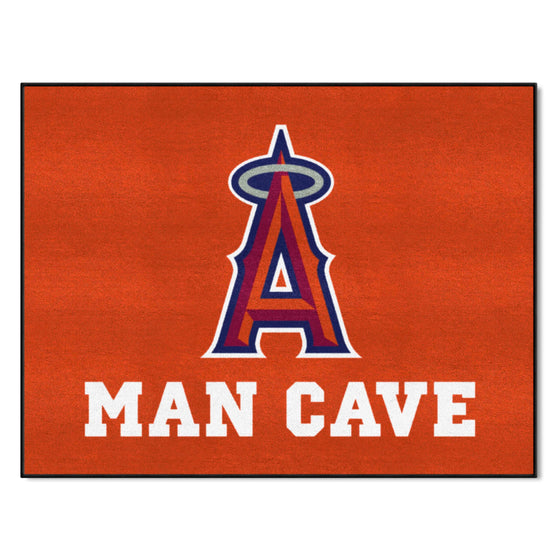 Los Angeles Angels Man Cave All-Star Rug - 34 in. x 42.5 in.