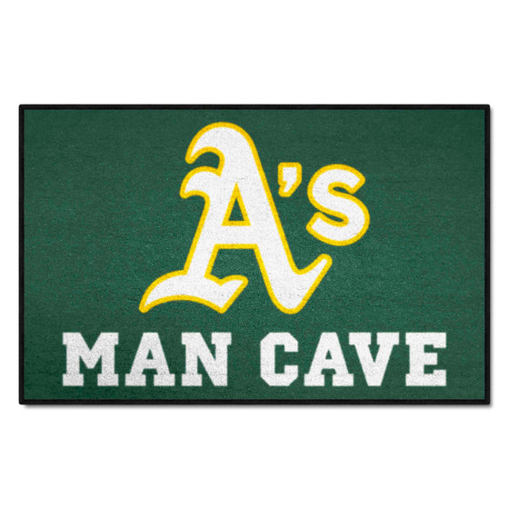 Oakland Athletics Man Cave Starter Mat Accent Rug - 19in. x 30in.