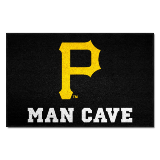 Pittsburgh Pirates Man Cave Starter Mat Accent Rug - 19in. x 30in.