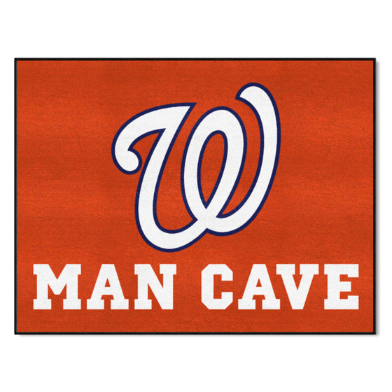 Washington Nationals Man Cave All-Star Rug - 34 in. x 42.5 in.