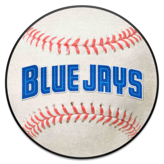 Toronto Blue Jays Baseball Rug - 27in. Diameter